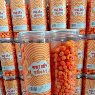 Bánh nui sấy bơ cay đậm vị món ăn vặt không thể cưỡng
