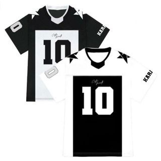 Áo thun phối số 10 phong cách thể thao, cá tính Nam Unisex Menswear