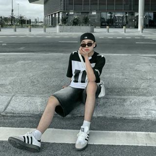 Áo thun phối số 10 phong cách thể thao, cá tính Nam Unisex Menswear