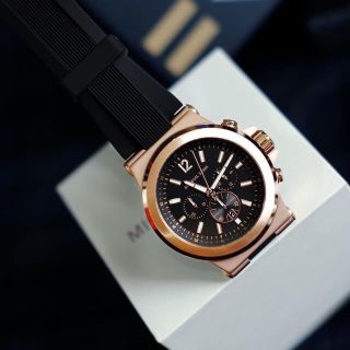ĐỒNG HỒ NAM CAO CẤP MỚI NHẤT MKORS 8445 DÂY CAO SU MÁY NHẬT