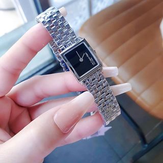 ĐỒNG HỒ NỮ CAO CẤP MỚI NHẤT C K MẶT VUÔNG MINI DÂY THÉP