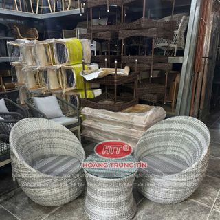 Sofa Trứng dây tròn nhựa giả mây giá rẻ
