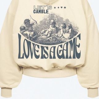 Áo khoác LOVE ISAGAME from lửng in hình lạ , kéo khóa 2 đầu ( ảnh thật) Jacket