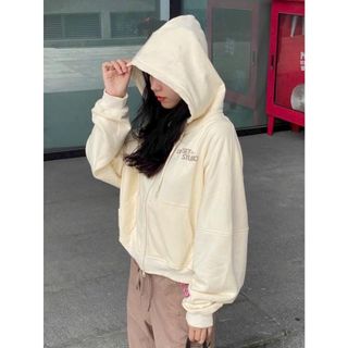 Áo khoác LOVE ISAGAME from lửng in hình lạ , kéo khóa 2 đầu ( ảnh thật) Jacket