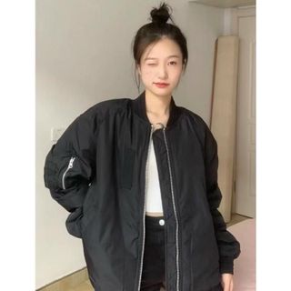 Áo khoác bomber MERO nam nữ tay có khóa năng động ( không nhún) , cá tính Unisex Menswear