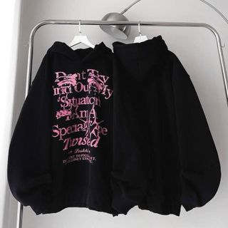 Áo khoác hoodie nam nữ in chữ DONT TRY họa tiết nổi thời trang Unisex Menswear