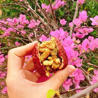 Táo Đỏ Kẹp Óc Chó Nho Khô 500gr