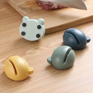 Dụng Cụ Mài Dao Kéo Mini Hình Gấu Chống Trượt