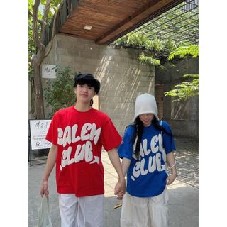 Áo thun nam nữ CALEM CLUB in nổi 3D trẻ trung cá tính Unisex Menswear