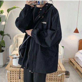Áo khoác gió nam nữ JSI phong cách hàn quốc from rộng Unisex Jacket