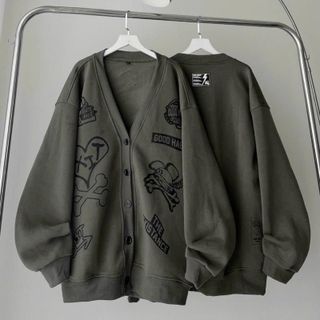 Áo Cardigan nam nữ GOOD HABITS có túi from rộng cá tính Women Jacket Unisex