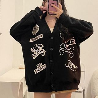 Áo Cardigan nam nữ GOOD HABITS có túi from rộng cá tính Women Jacket Unisex
