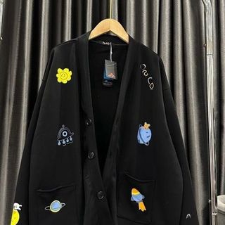 Áo khoác cardigan nam nữ icon Gấu Hành Tinh ( ảnh thật) Unisex Jacket