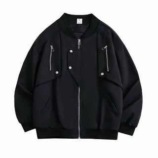 Áo khoác bomber nam nữ dày dặn 4 túi YOU LIKE cực ngầu