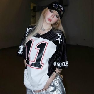 Áo thun nam nữ phối màu số 11 GONZS cá tính , năng động Women Unisex