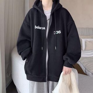 Áo khoác hoodie zip nam nữ BALANCE 336 năng động thời trang Unisex Menswear