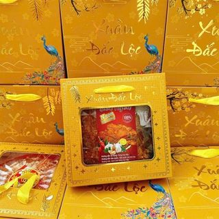 Khô Bò Siêu Ngon Hộp Màu Vàng (Thùng 50 Hộp x 500gr)