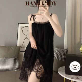 Váy Ngủ Nữ Sexy – Đầm Ngủ Babydol Dễ Thương Ren 2 Lớp Cao Cấp VN312