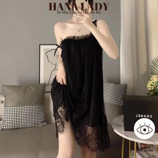 Váy Ngủ Nữ Sexy – Đầm Ngủ Babydol Dễ Thương Ren 2 Lớp Cao Cấp VN312