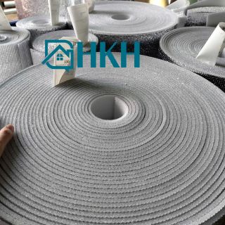 Cuộn xốp cách nhiệt 5mm, cách âm - Tấm xốp bạc chống nóng - Xốp PE tráng bạc (1mx50m)