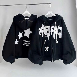 ÁO KHOÁC NỈ MŨ 2 LỚP NGÔI SAO SIÊU HÓT