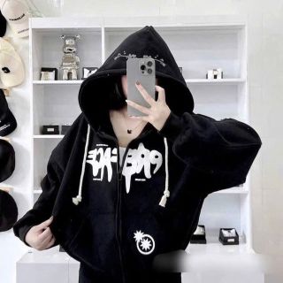 ÁO KHOÁC NỈ MŨ 2 LỚP NGÔI SAO SIÊU HÓT
