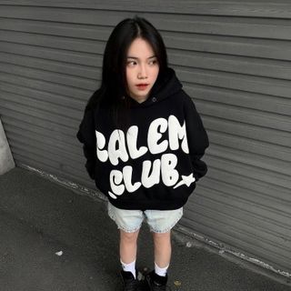 Áo hoodie nam nữ in chữ CALEM 3D cá tính , năng động Top Unisex Women