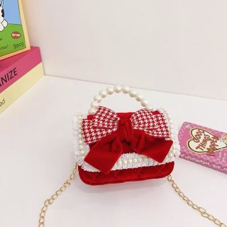 Túi Đeo Chéo - Xách Tay Cho Bé Chất Dạ Xinh Xắn Dễ Thương Đính Kèm Nơ Siêu Sang Chảnh