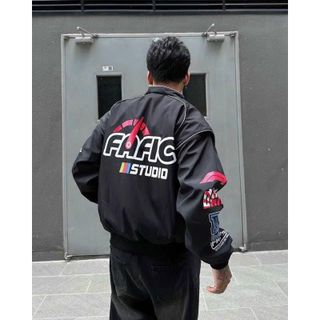 Áo khoác nam nữ phong cách đi phượt BIKER FAFIC cá tính ( ẢNH THẬT) Unisex Menswear