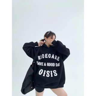 Áo khoác hoodie nam nữ in chữ nổi RIGEGAKE nhiều màu Menswear