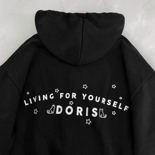 Áo khoác nam nữ DORIS tay phồng logo in hình mèo đáng yêu Unisex Meénwear