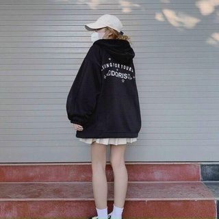 Áo khoác nam nữ DORIS tay phồng logo in hình mèo đáng yêu Unisex Meénwear