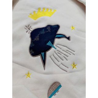Áo khoác cardigan chất thun nỉ mịn thêu hình ĐĨA BAY đáng yêu (ảnh thật) Top Women