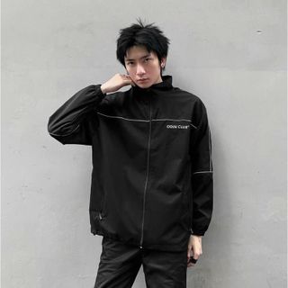Áo khoác nam nữ cổ đứng ODIN CLUB phối viền trắng cực ngầu Unisex Jacket