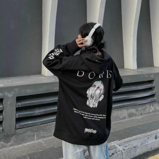 Áo khoác hoodie nam nữ from rộng DO.RIS DEVIL cực ngầu Unisex Menswear