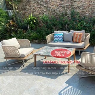 Sofa thư giãn nhựa giả mây sofa thư giãn