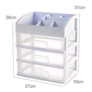 Tủ Đựng Mỹ Phẩm 4 Tầng Bằng Nhựa Trong Suốt - B389