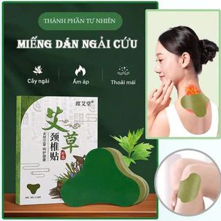 Hộp 12 miếng dán ngải cứu giảm đau cổ, vai, gấy - B388