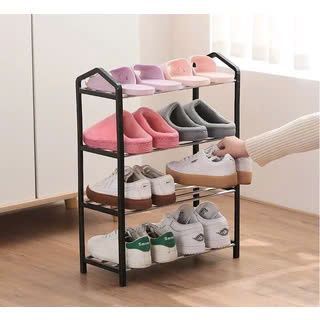 Kệ Để Giày Dép 4 Tầng Chất Liệu Thép Không Gỉ - B382
