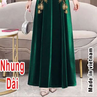 Đầm Nhung ép đá Cao cấp giá Sỉ Giá Bán Buôn