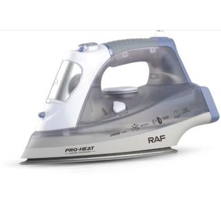 Bàn Là Hơi Nước RAF Chống Nhỏ Giọt - Bảo Hành 3 Năm -Mặt Đế Gốm Sứ Công Suất 2400W - Kho Sỉ Gia Dụng