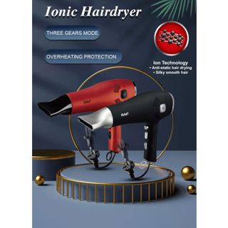 Máy Sấy Tóc Đa Chức Năng RAF 2400W – Công Nghệ Sấy Ion Giảm Tĩnh Điện, Giảm Xơ Rối Tóc, Dây Rút Tiện Lợi