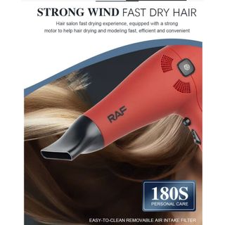 Máy Sấy Tóc Đa Chức Năng RAF 2400W – Công Nghệ Sấy Ion Giảm Tĩnh Điện, Giảm Xơ Rối Tóc, Dây Rút Tiện Lợi