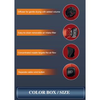 Máy Sấy Tóc Đa Chức Năng RAF 2400W – Công Nghệ Sấy Ion Giảm Tĩnh Điện, Giảm Xơ Rối Tóc, Dây Rút Tiện Lợi