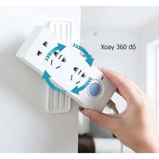 Miếng Dán Tường Độ Treo Ổ Cắm Điện Xoay 360 ĐỘ - B405