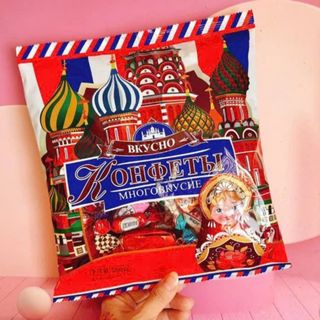 Kẹo Socola hình lâu đài Nga túi Zip (500gr)