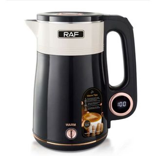 Bình Đun Nước Và Giữ Nhiệt Cao Cấp 2 Lớp RAF 2.5L– Bảo Hành 3 Năm-Công Suất 1500W- Đồng Hồ Báo Nhiệt