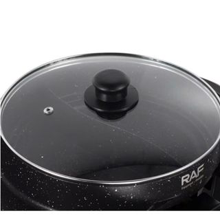 Nồi Lẩu Nướng Điện 2in1 RAF 1800W Siêu Bền – Bảo Hành 3 Năm - Lẩu Nướng Không Khói - Kho Sỉ Gia Dụng