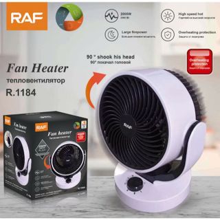 Quạt Sưởi Ấm RAF Siêu Bền - Bảo hành 3 năm - Xoay 90 độ - Bảo vệ quá nhiệt - Công Suất 1800w Mạnh Mẽ - Kho Sỉ Gia Dụng