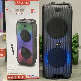Loa Bluetooth Karaok 8inh Đôi Bass 2 Tấc Karaok RX-8250